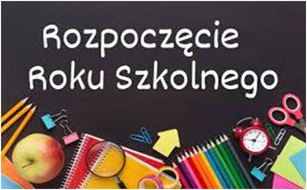 Nowy rok szkolny - powitanie - Szkoła Podstawowa nr 4 z Oddziałami  Integracyjnymi im. Bronisława Chącińskiego w Łukowie